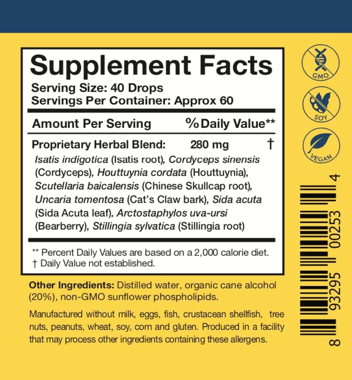 Researched Nutritionals Myc-P Microbial Support Liquid