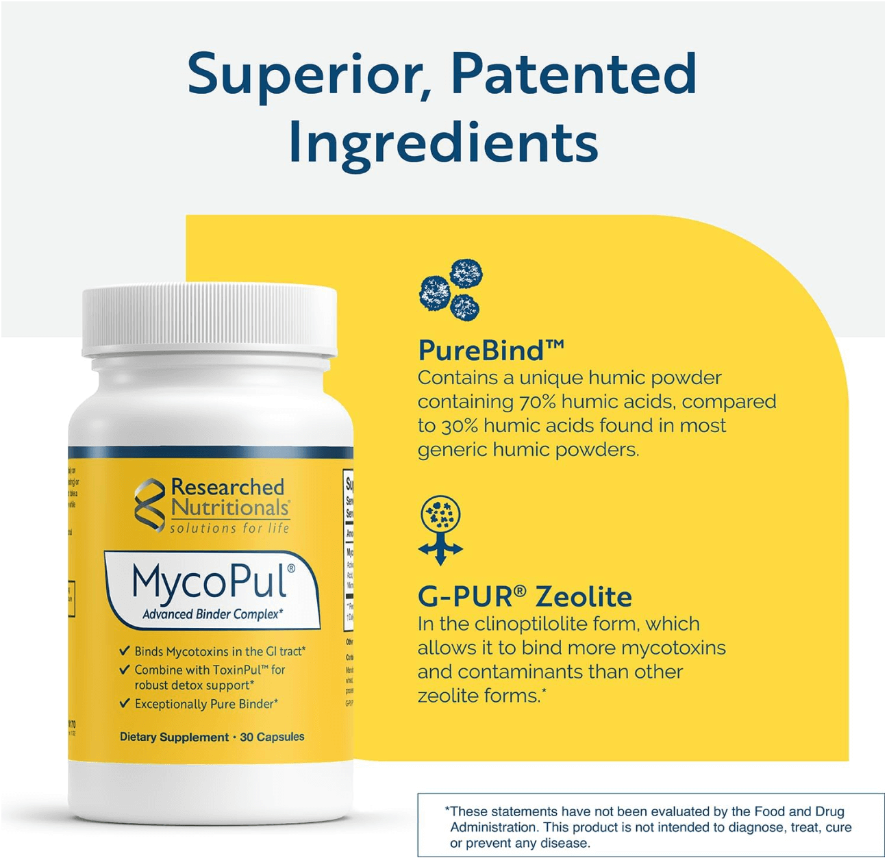 Researched Nutritionals MycoPul Binder Capsules