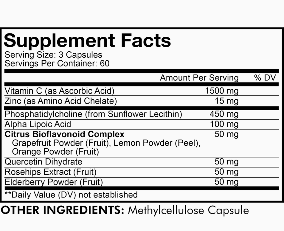 Codeage Liposomal Vitamin c capsules