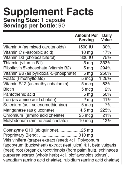 VerVita Cir-Q Tonic Capsules