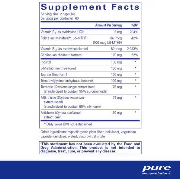 Pure Encapsulations Lipotropix Detox Capsules