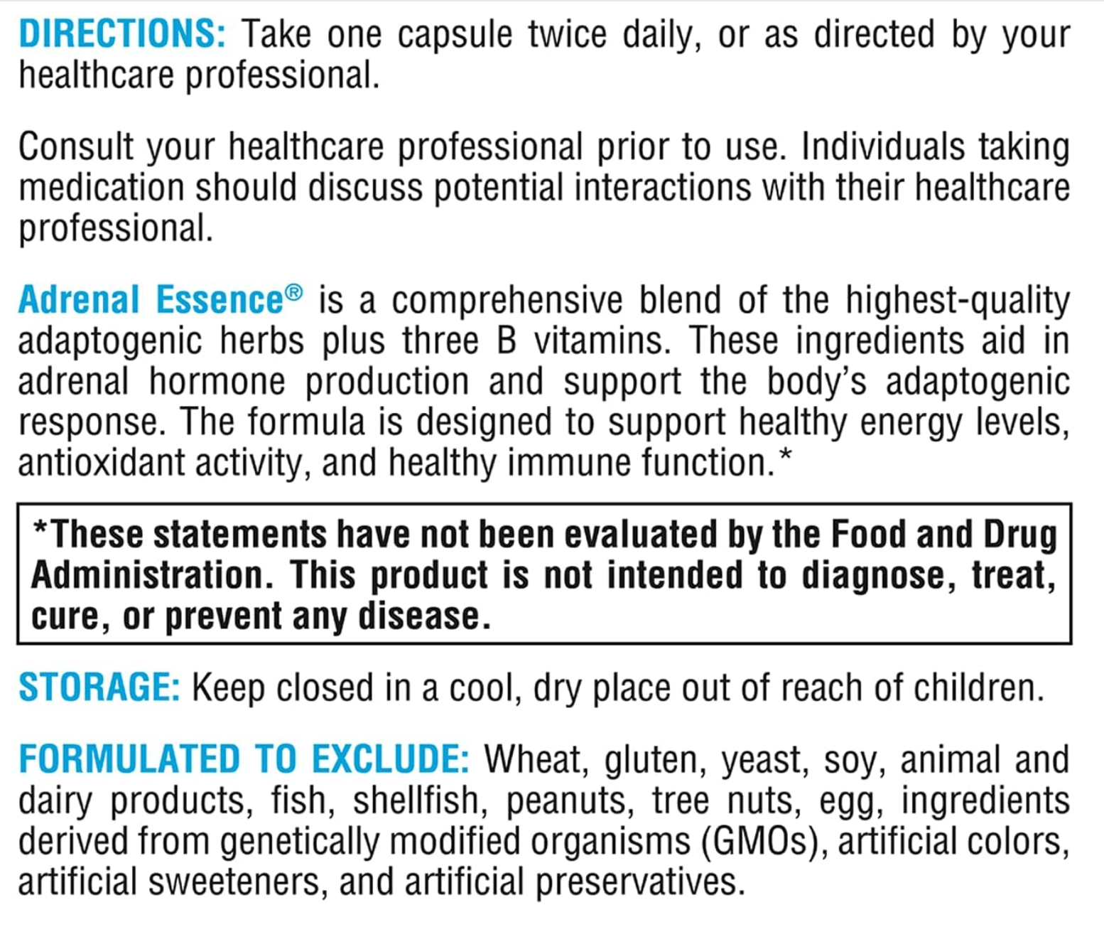Xymogen Adrenal Essnece Capsules
