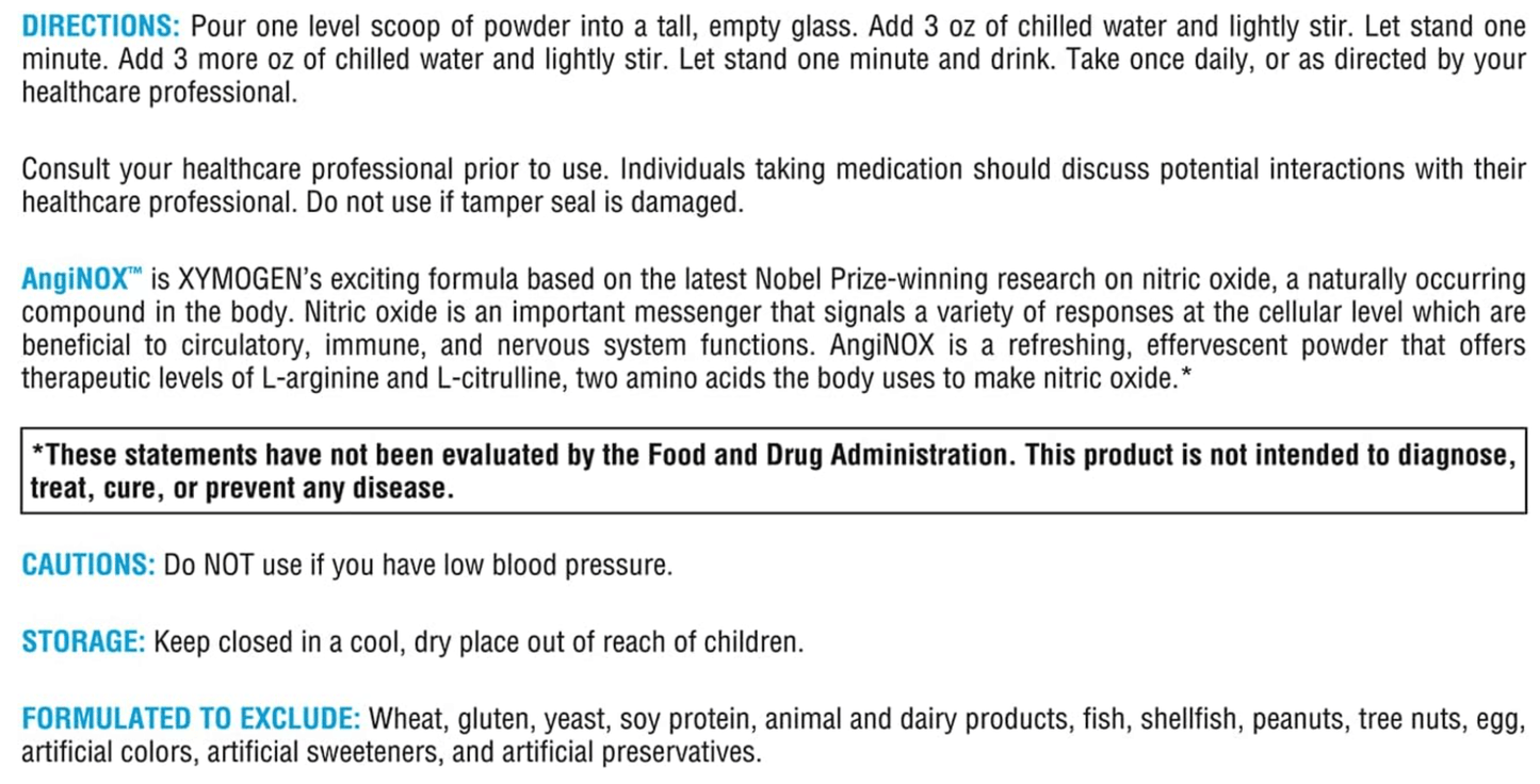 Xymogen AngiNox Powder