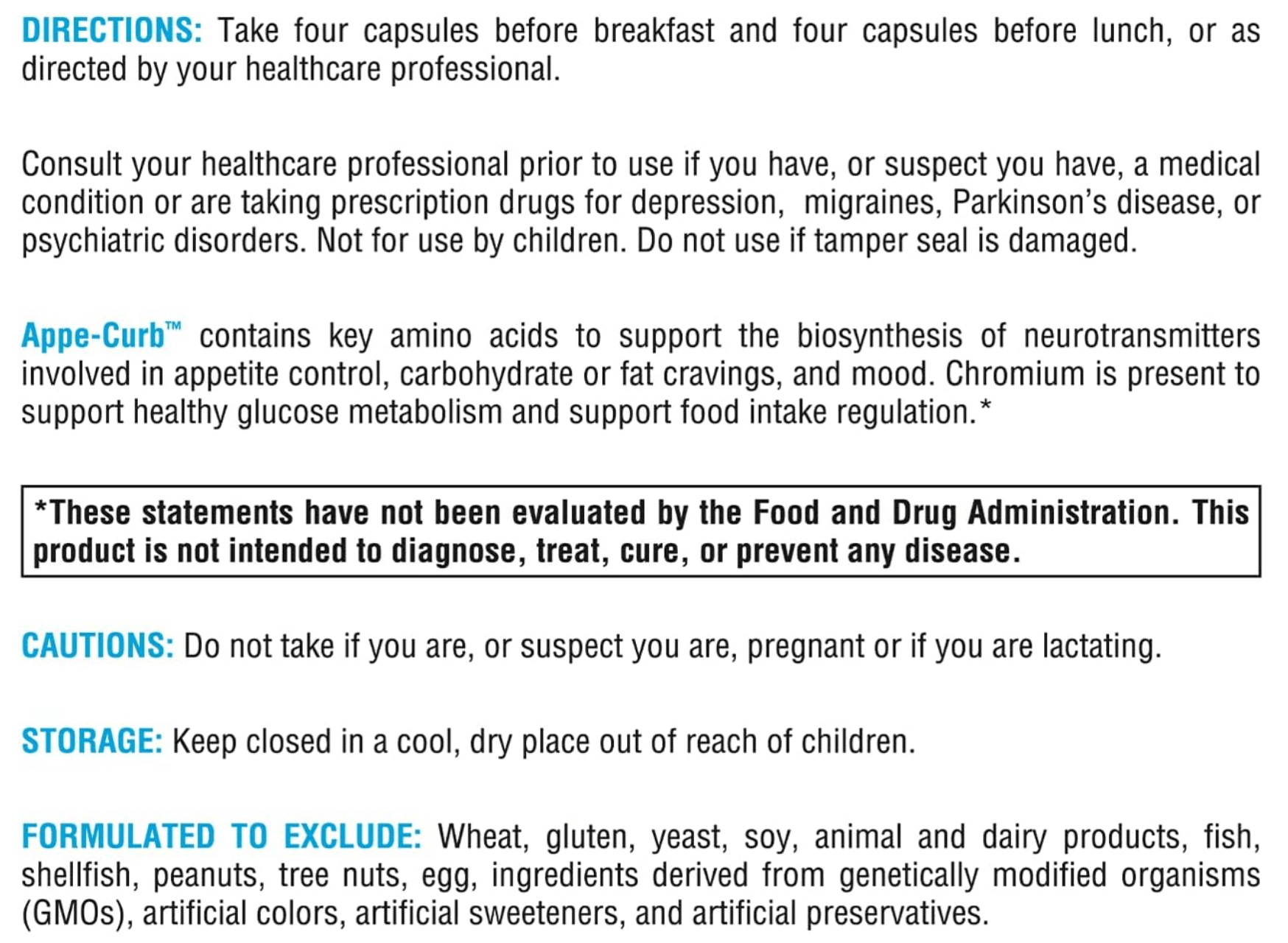 Xymogen Appe-Curb Capsules