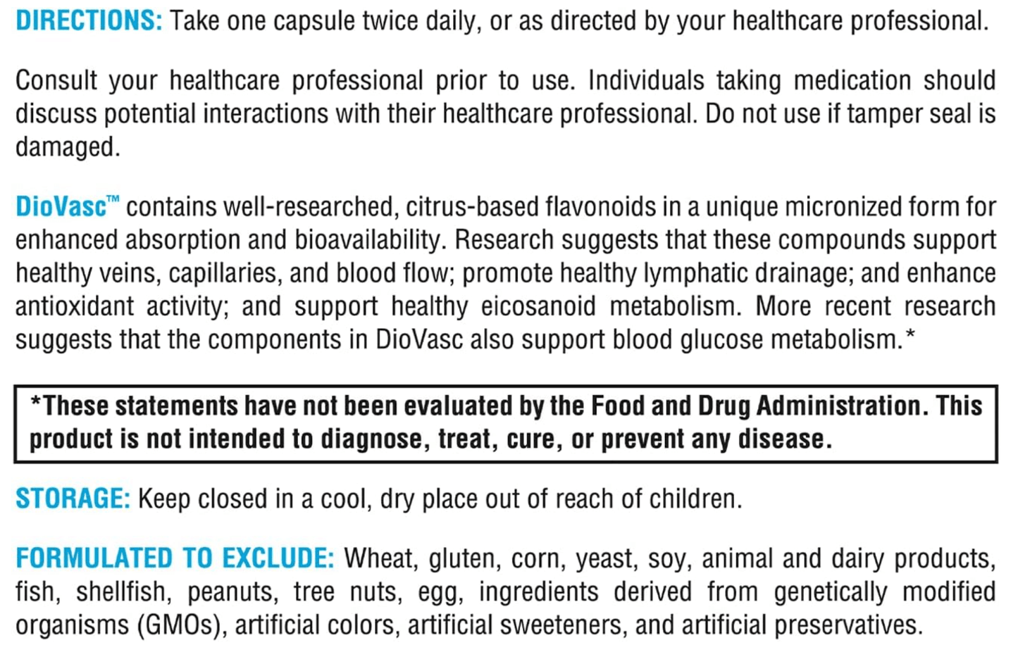 Xymogen DioVasc Capsules 5