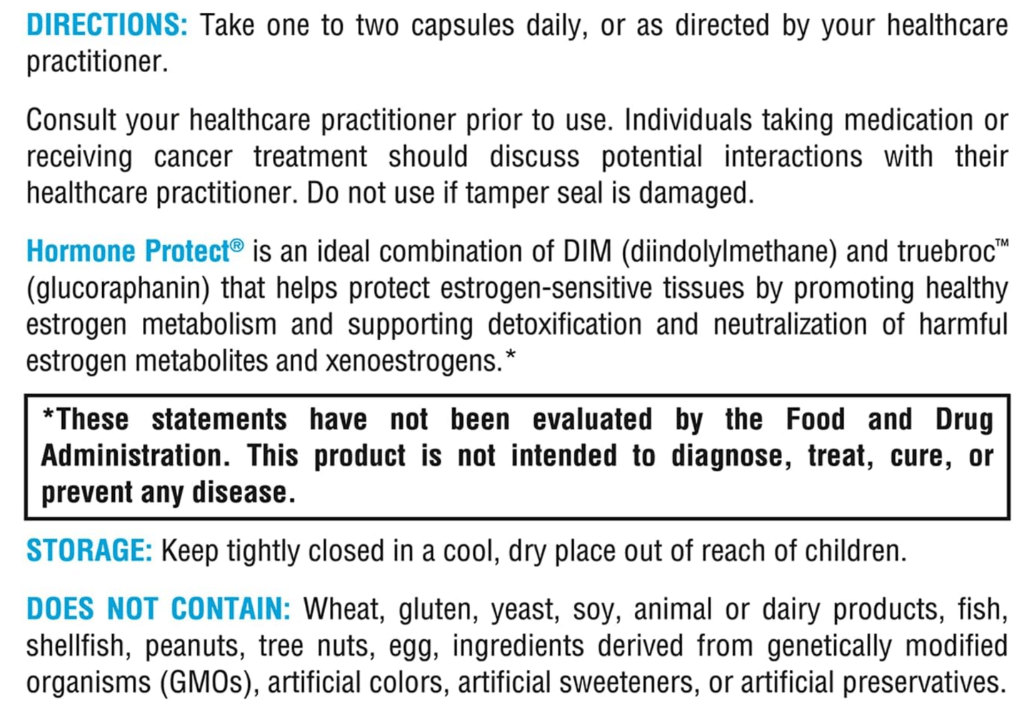 Xymogen Hormone Protect Capsules 3