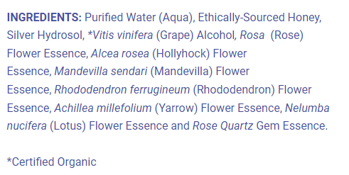 LotusWei Fierce Compassion Elixir Ingredients