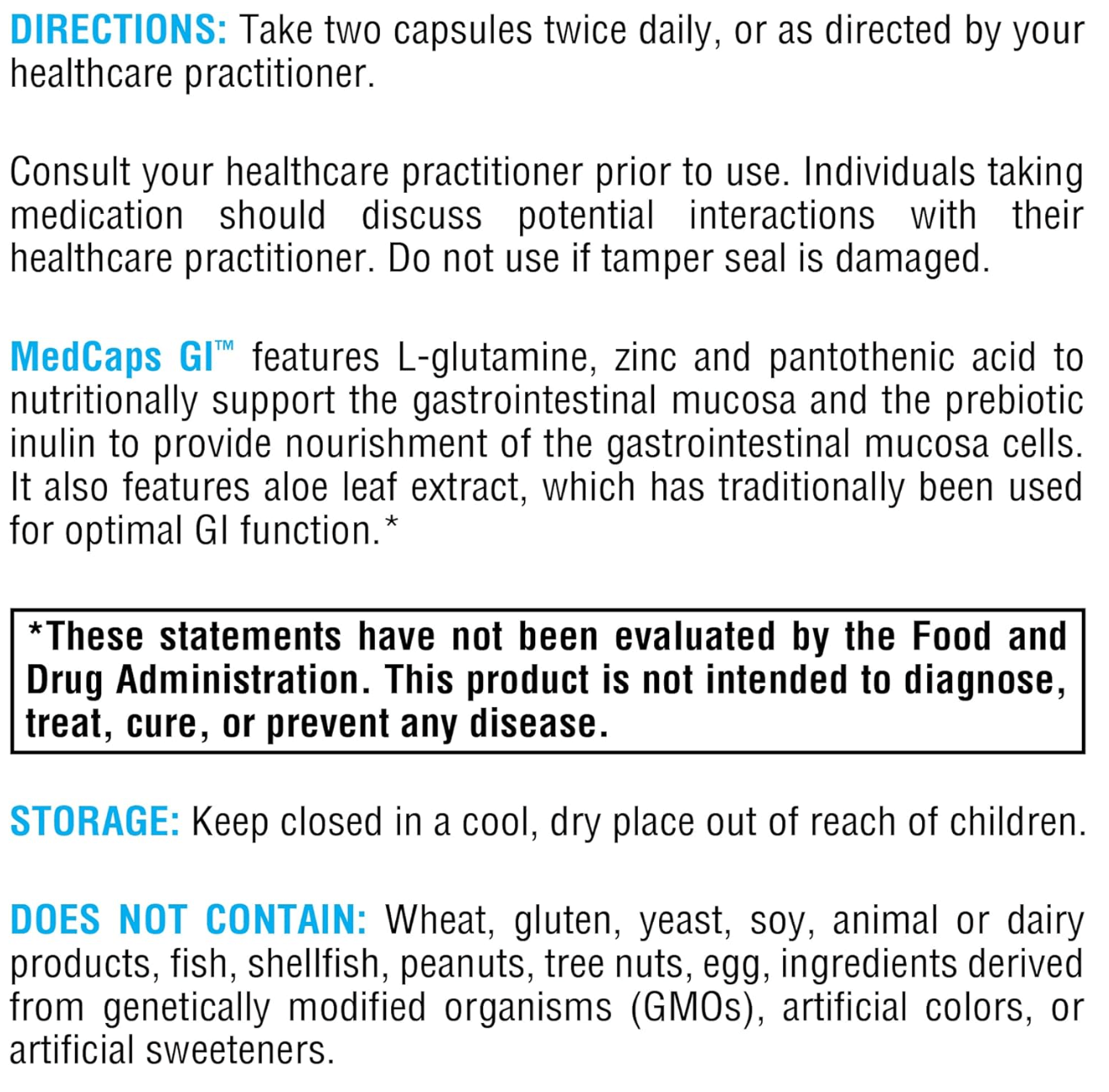 Xymogen MedCaps GI Capsules 3