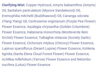 LotusWei Awakened Perception Ingredients