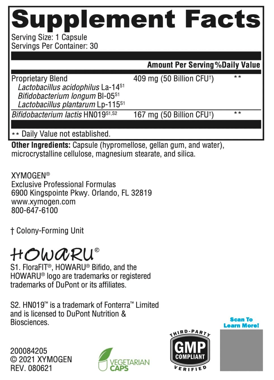 Xymogen ProbioMax DF Capsules