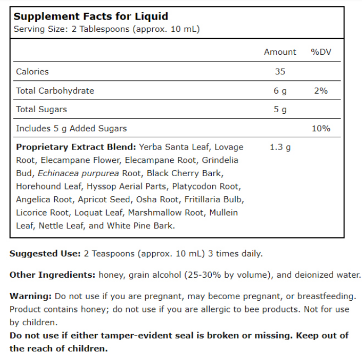 Planetary Herbals Dr. Tierra's Wild Cherry Bark Syrup 2