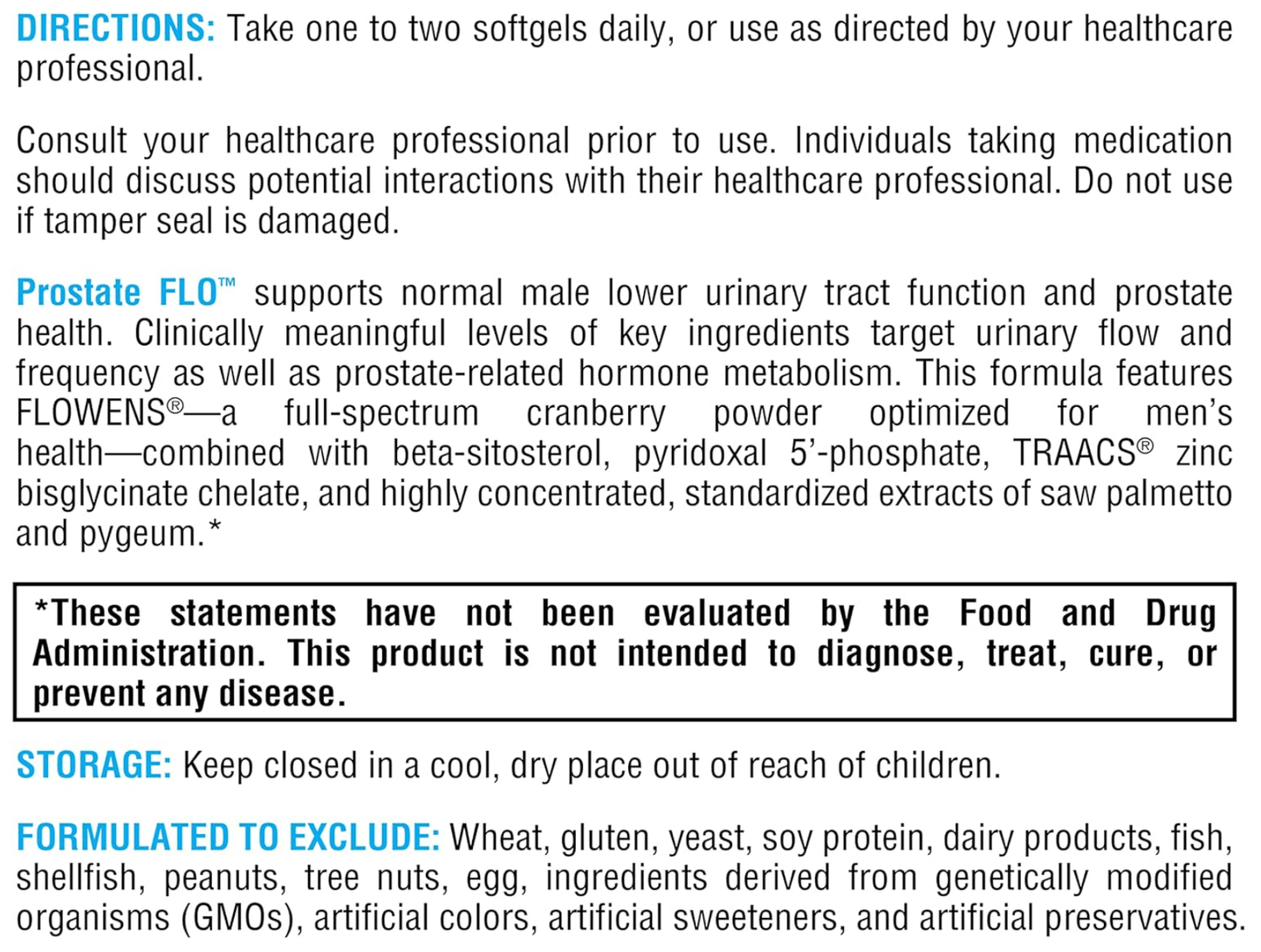 Xymogen Prostate Flo Softgels