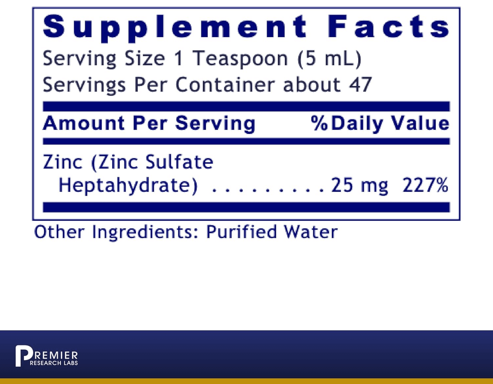 Premier Research Labs Liquid Zinc Ultra
