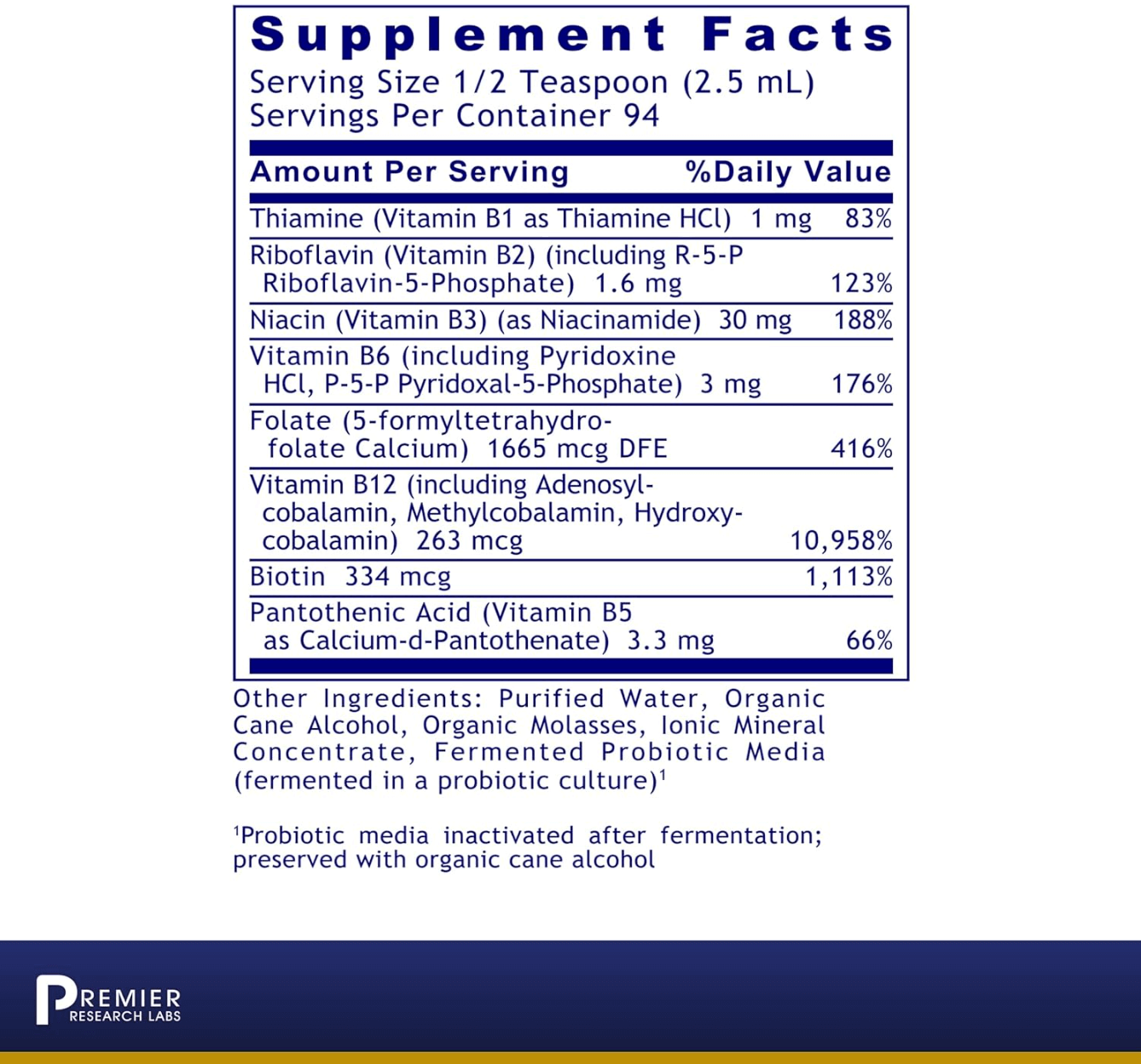 Premier Research Labs Max B-ND Liquid