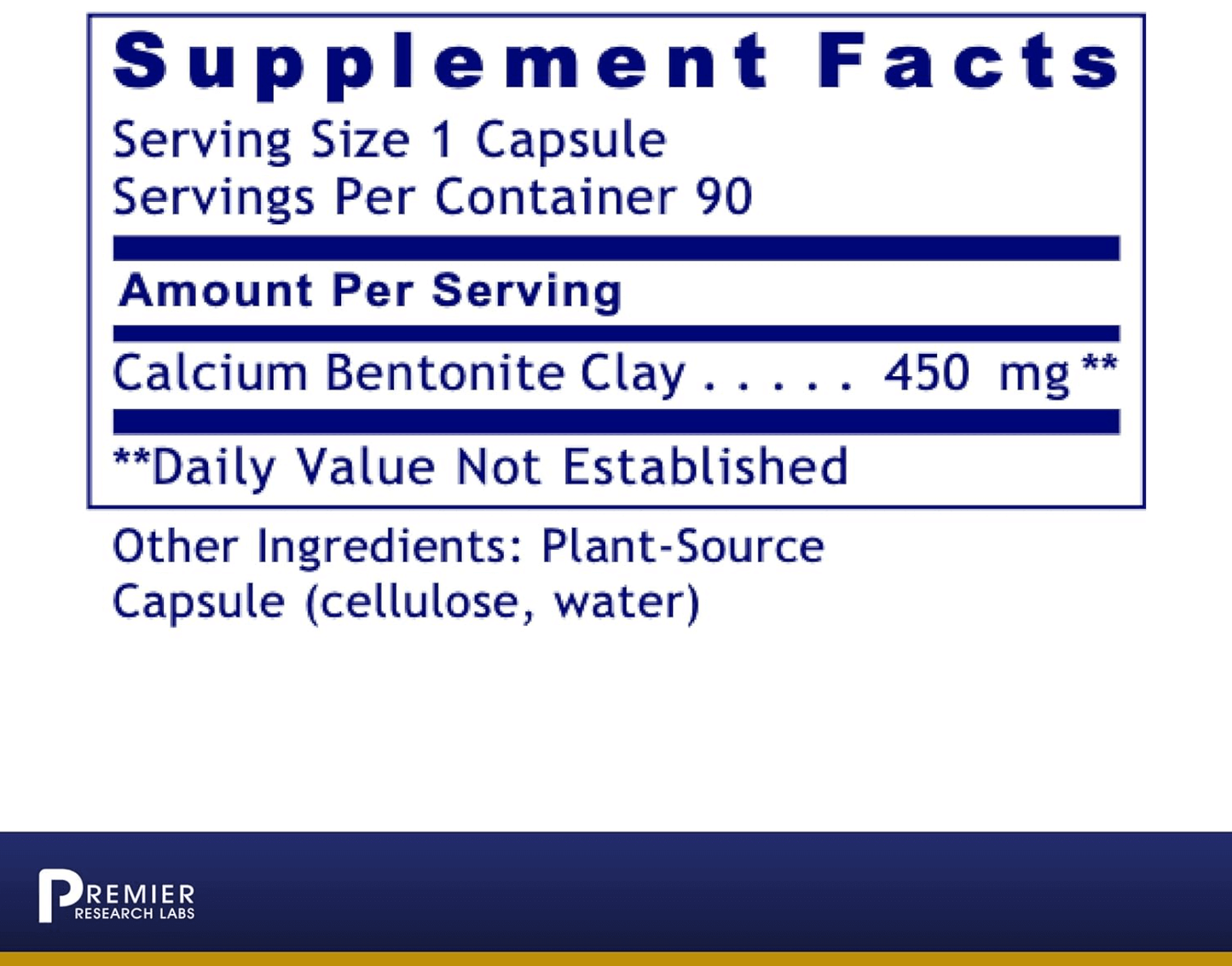 Premier Research Labs Medi-Clay-FX Capsules