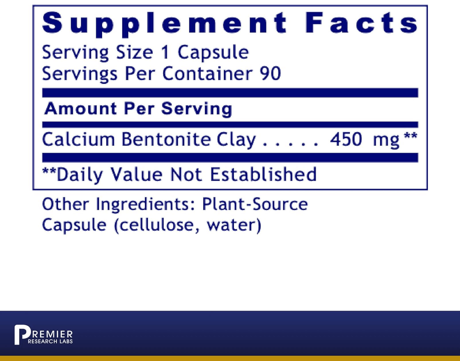 Premier Research Labs Medi-Clay-FX Capsules