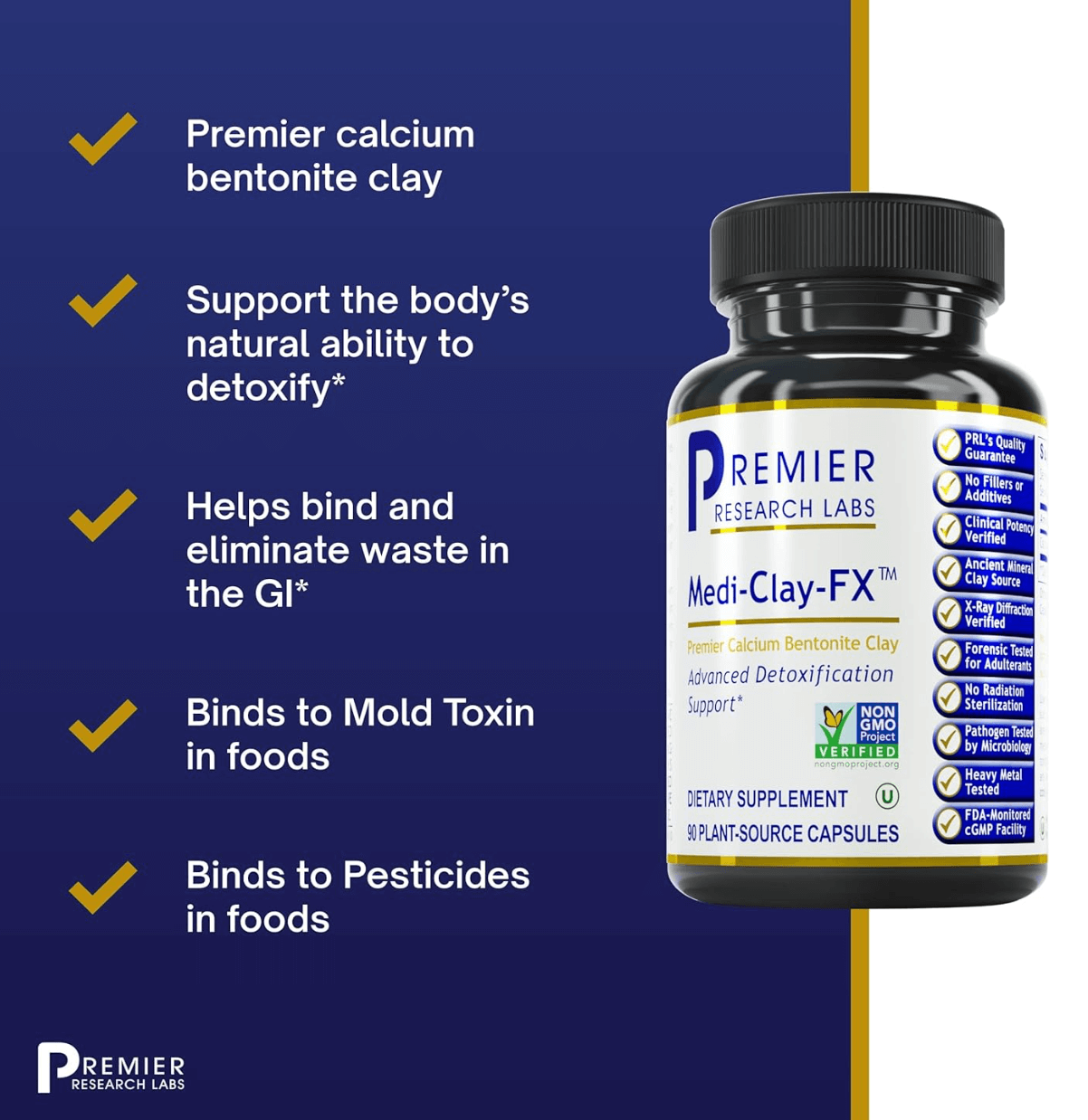Premier Research Labs Medi-Clay-FX Capsules