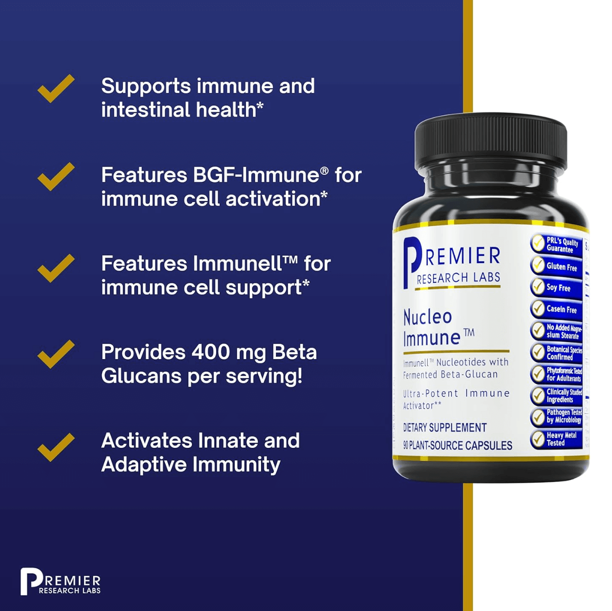 Premier Research Labs Nucleo Immune Capsules