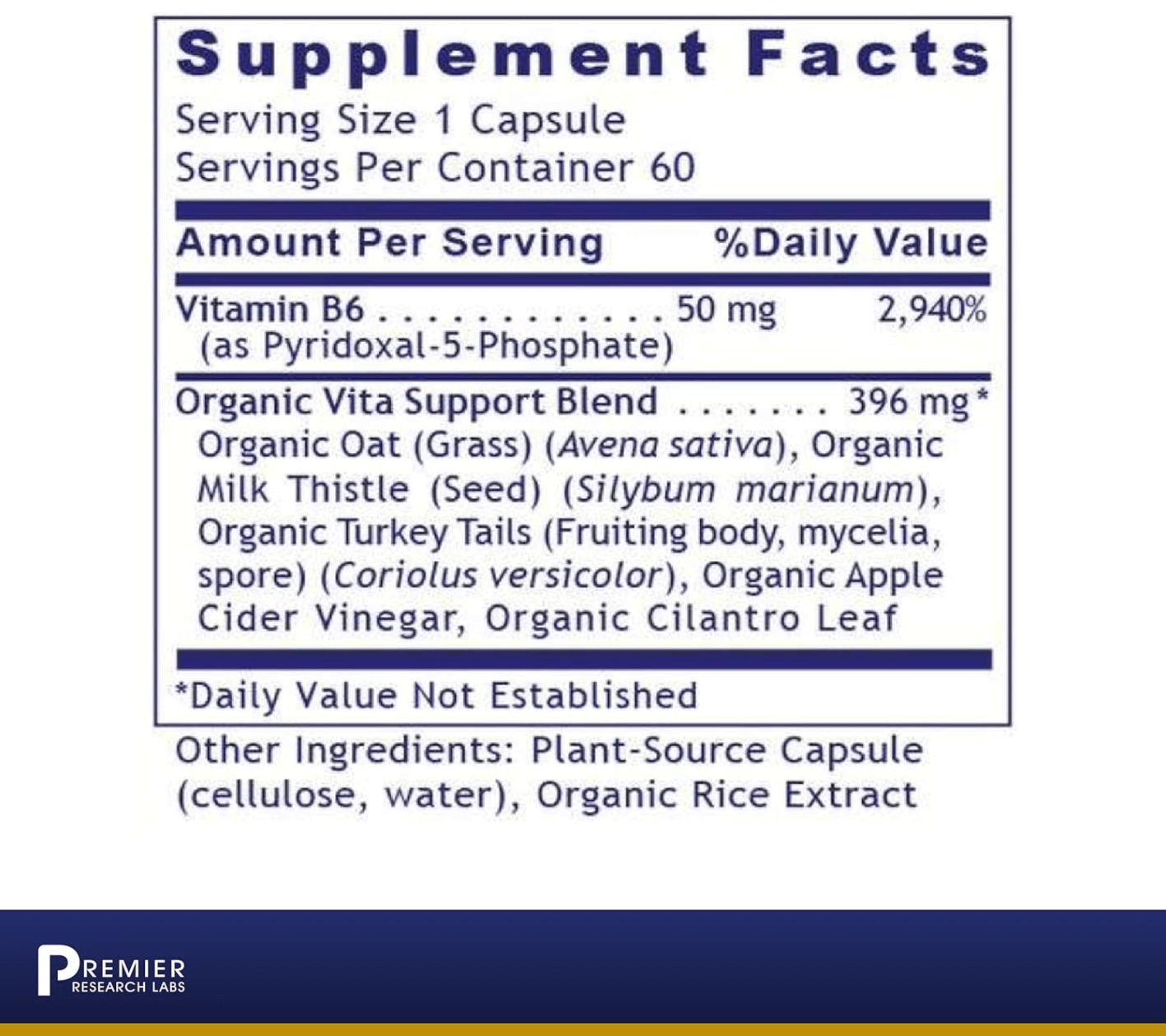 Premier Research Labs Premier B6 Ultra Capsules