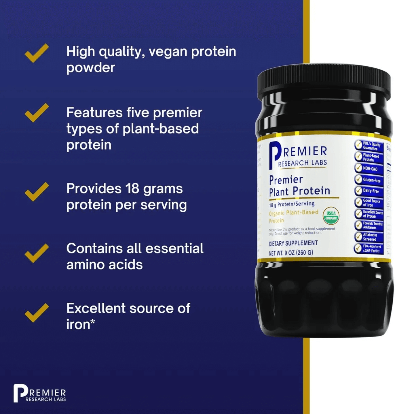 Premier Research Labs Premier Plant Protein Powder