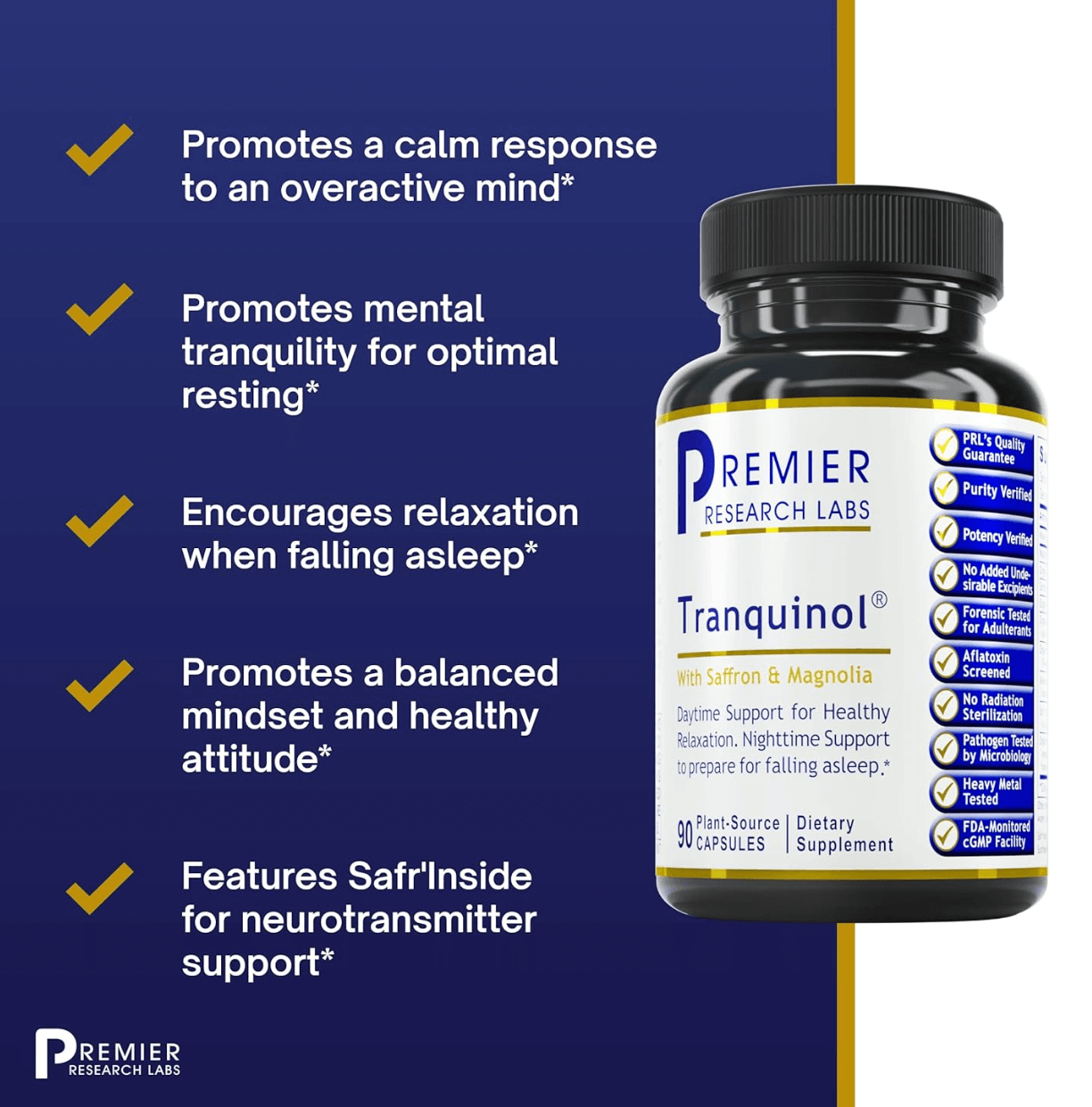 Premier Research Labs Tranquinol Capsules