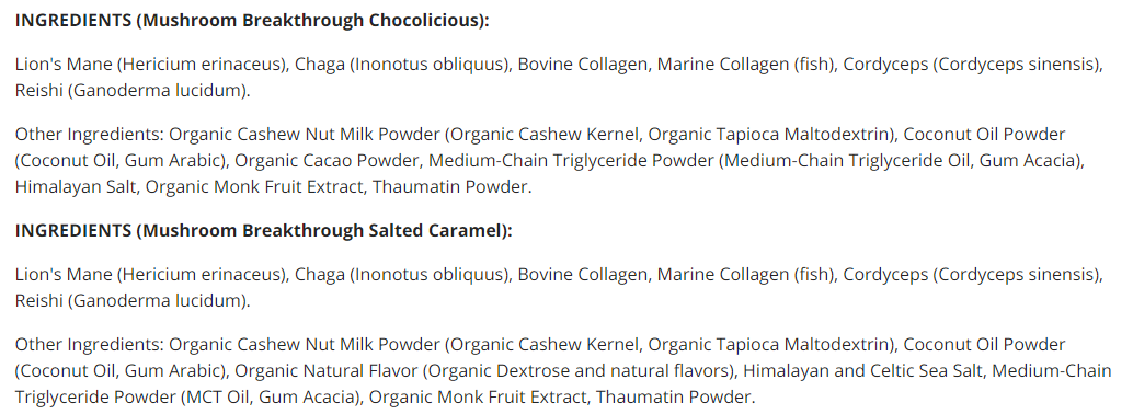 BIOptimizers Mushroom Breakthrough Powder 10