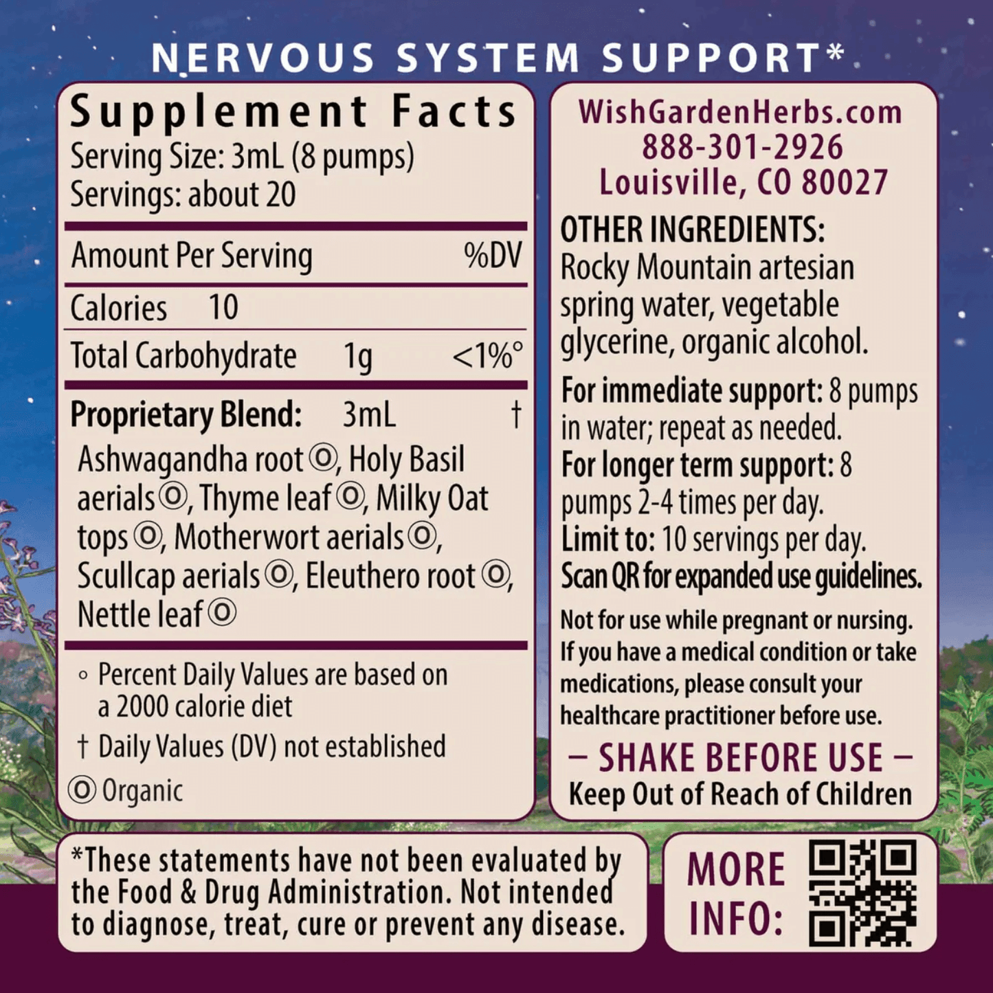 This powerful formula helps to take the body out of high gear and support normalized mood and better energy.