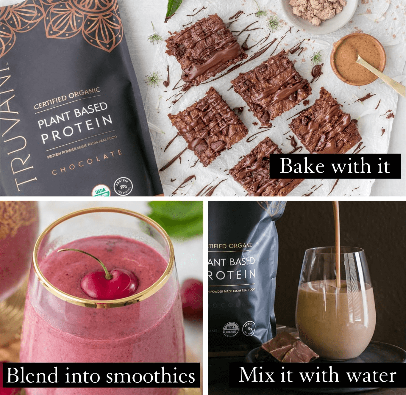Truvani Plant Based Protein Powder - Chocolate