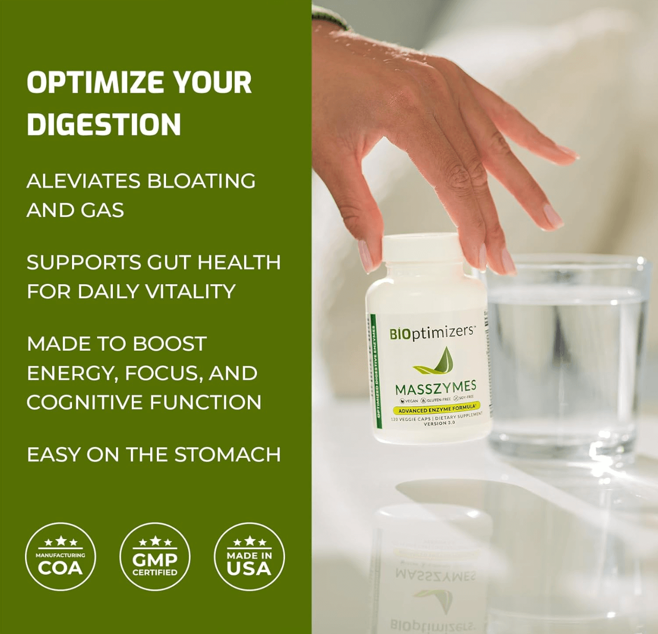 BIOptimizers Masszymes Capsules