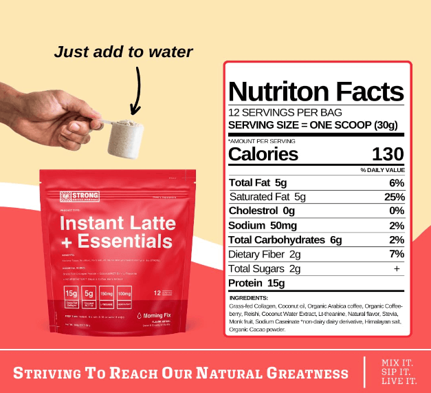 Strong Coffee Company Instant Latte + Essentials - Morning Fix