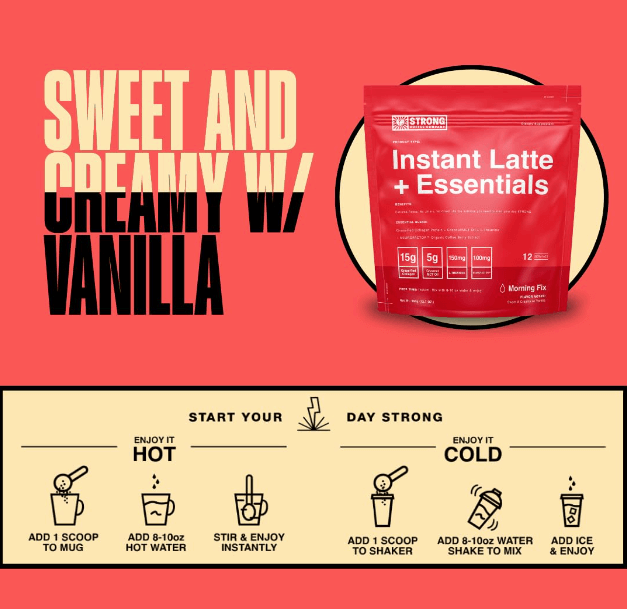 Strong Coffee Company Instant Latte + Essentials - Morning Fix