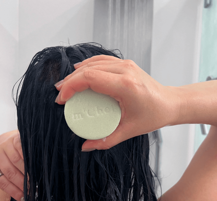 m'Chel Haircare High Shine Shampoo Bar