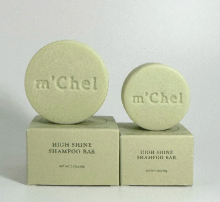 m'Chel Haircare High Shine Shampoo Bar