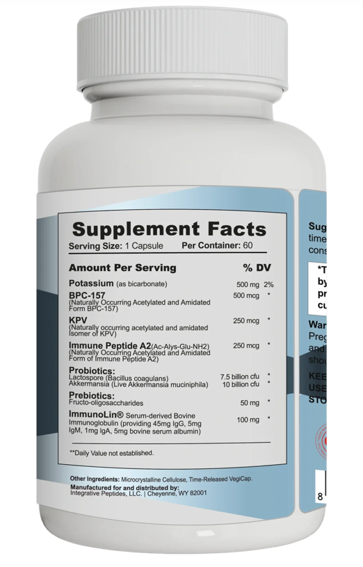 Integrative Peptides Gut Feeling Powder Orange Cream - 30 Servings