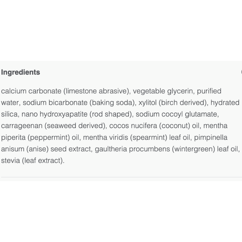 Davids Sensitive+Whitening Nano-Hydroxyapatite Peppermint Toothpaste