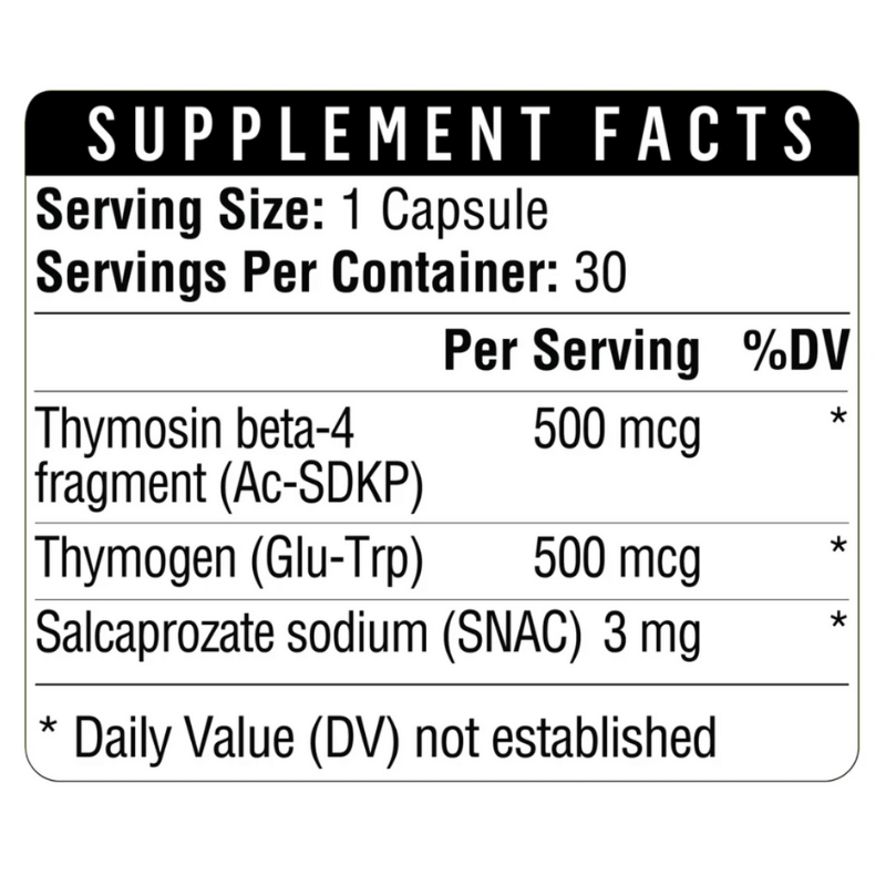 Healthgevity Thymosin Beta-4-Frag 500+ Capsules