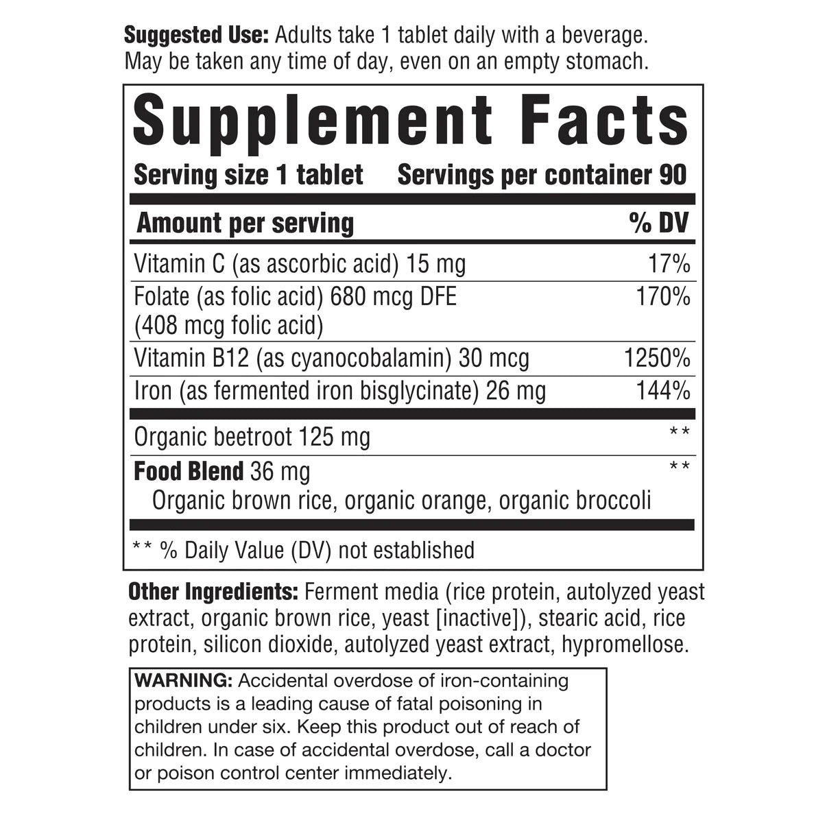 Innate Iron Response Tablets 2