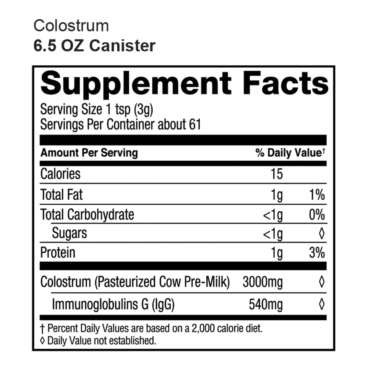 Surthrival Colostrum Powder 3