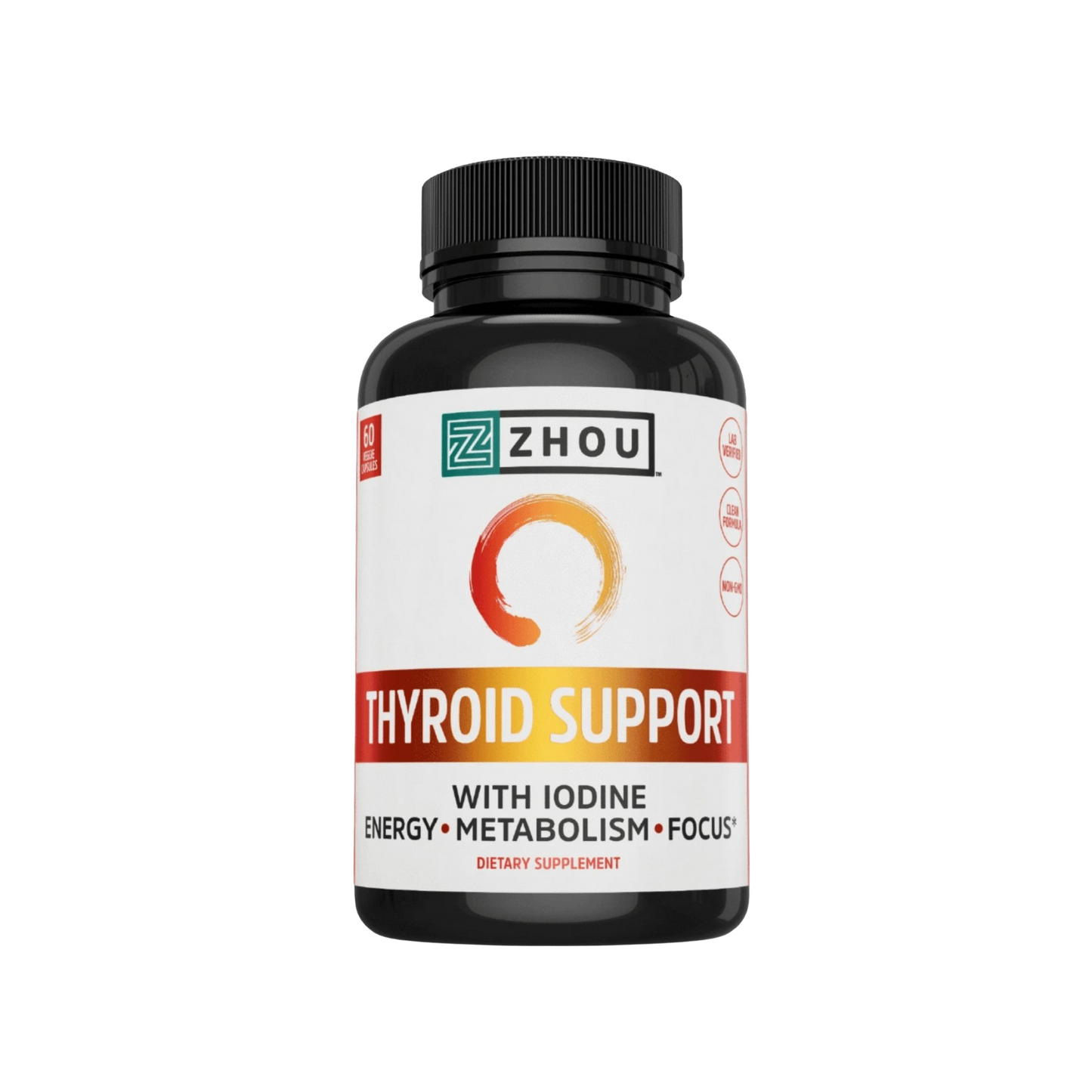 Zhou Thyroid Support with Iodine Capsules