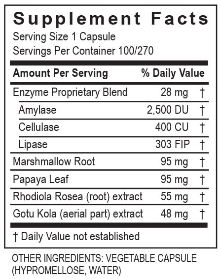 Transformation Enzyme GastroZyme Capsules 2