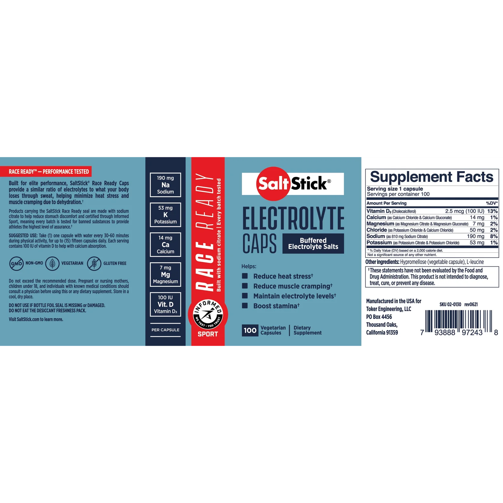 SaltStick Race Ready Electrolyte Capsules 2