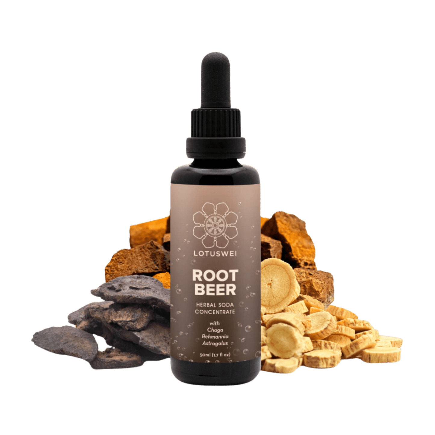 LotusWei Root Beer Herbal Soda Concentrate