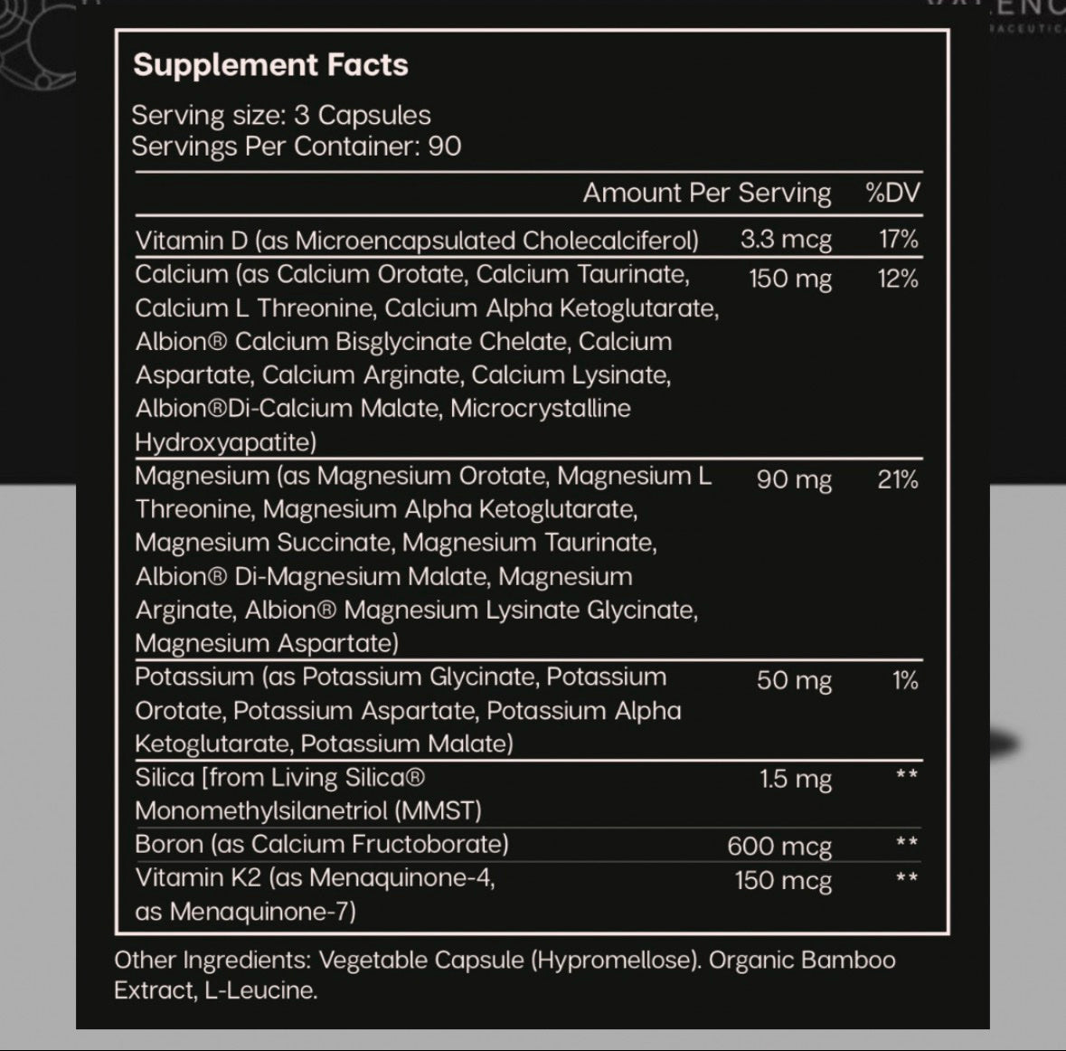 Valence Nutraceuticals Cal-Mag Fusion Capsules