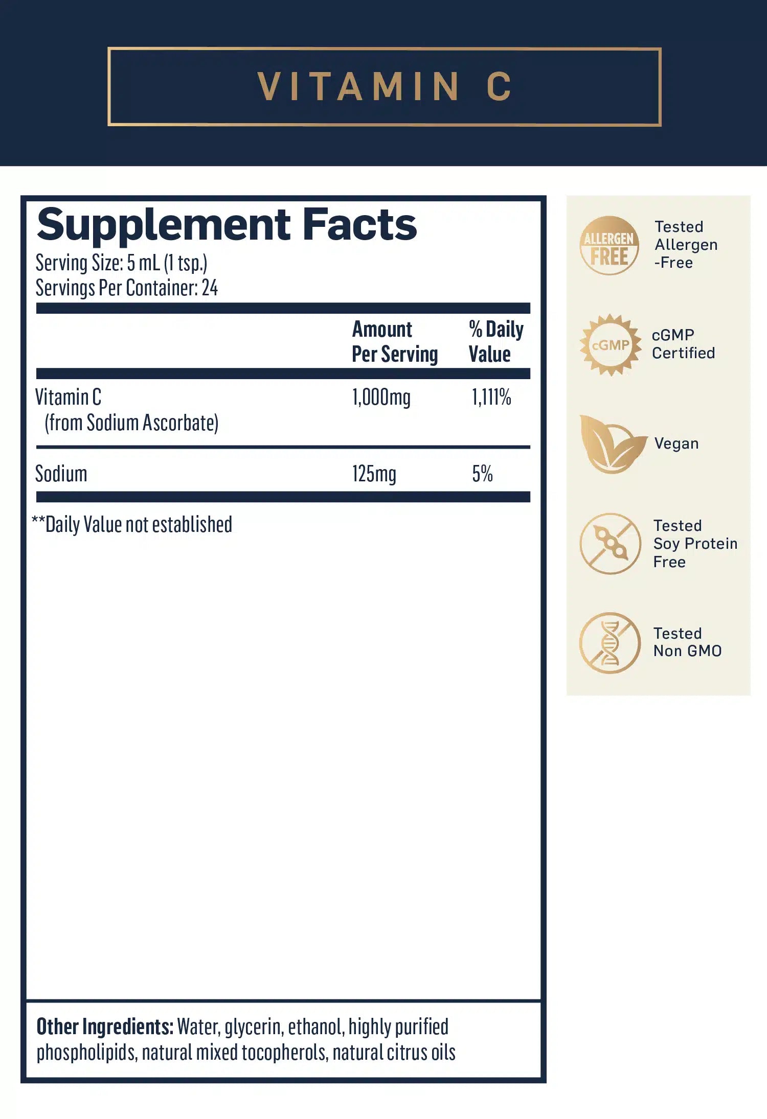 Quicksilver Liposomal Vitamin C Liquid 2
