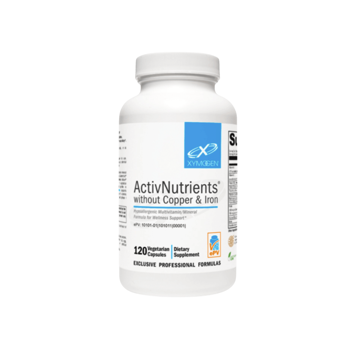 Xymogen ActivNutrients without copper and iron capsules
