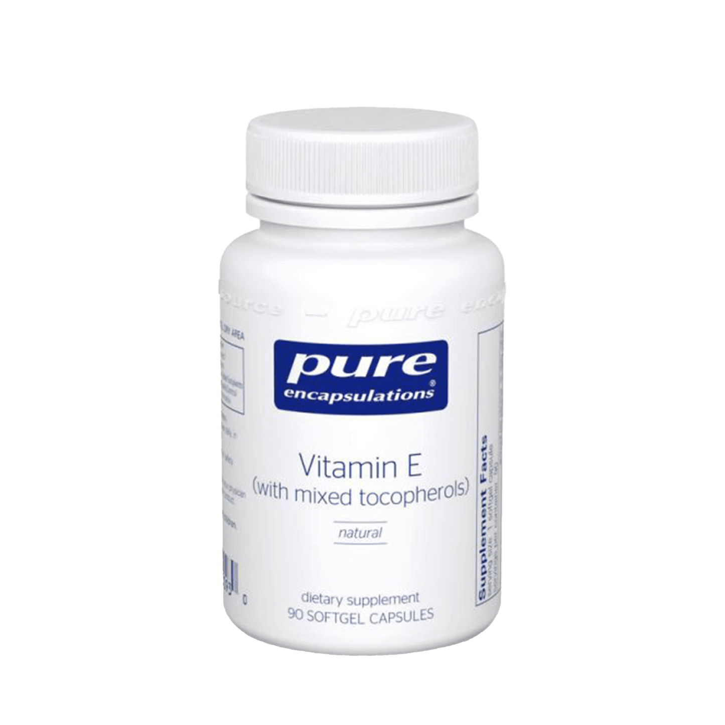 Pure Encapsulations Vitamin E with mixed tocopherols capsules