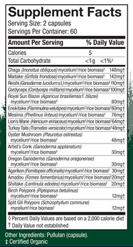 Host Defense MyCommunity Comprehensive Immune Support - Mushroom Complex Capsules 2