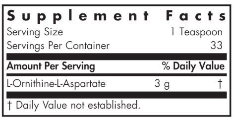 Allergy Research Group L-Ornithine-L-Aspartate Powder 3