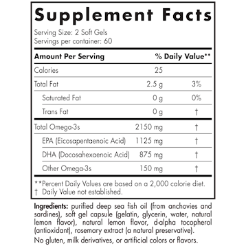 Nordic Naturals ProOmega 2000 Softgels 2