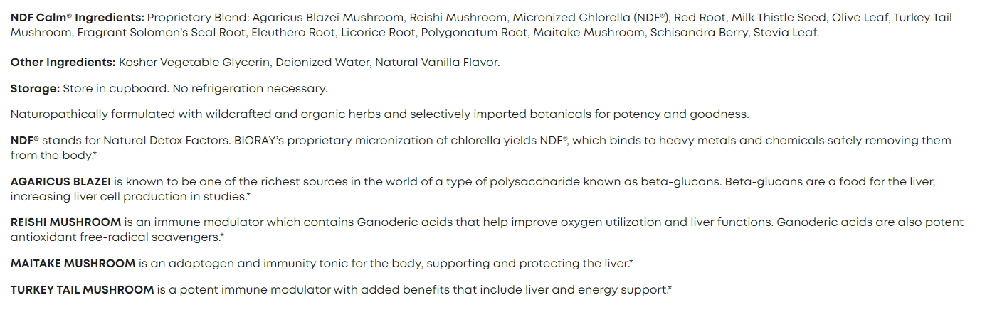 Bioray Kids NDF Calm Liquid 2